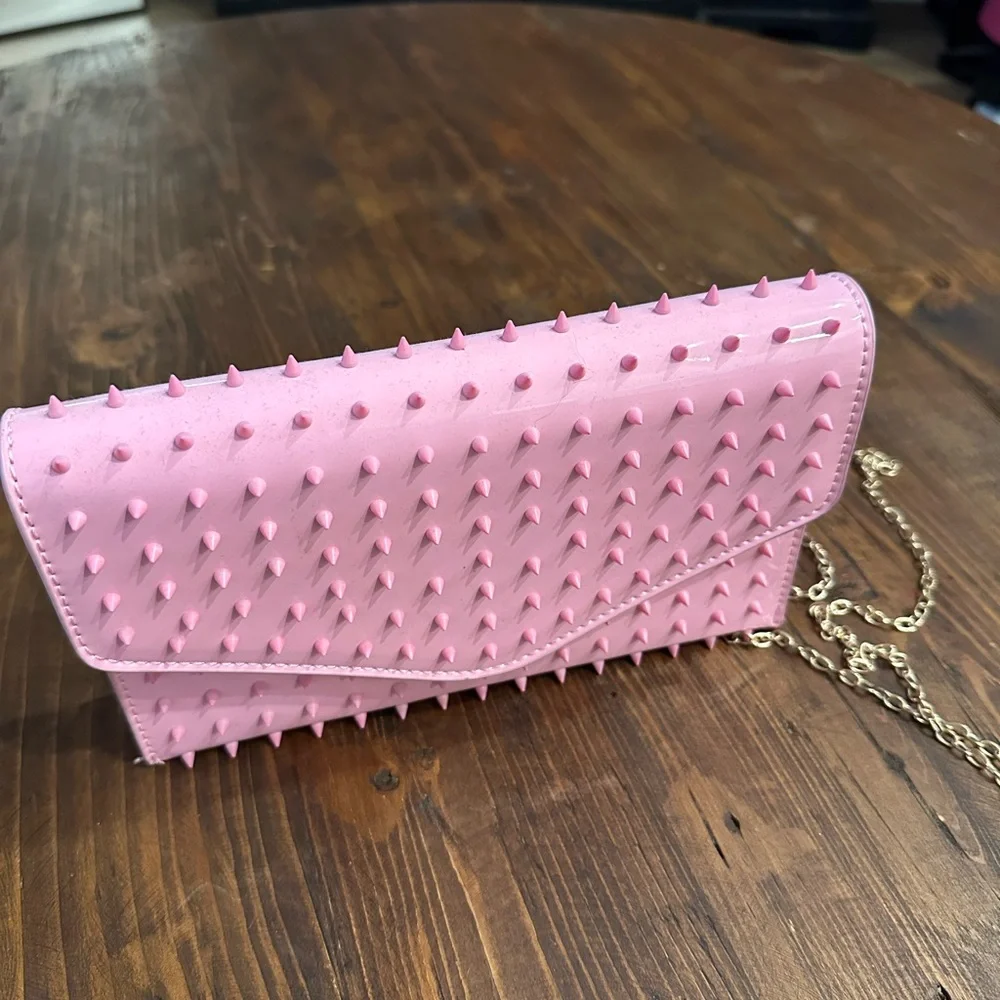 Steve Madden pink clutch - Picture 2 of 4